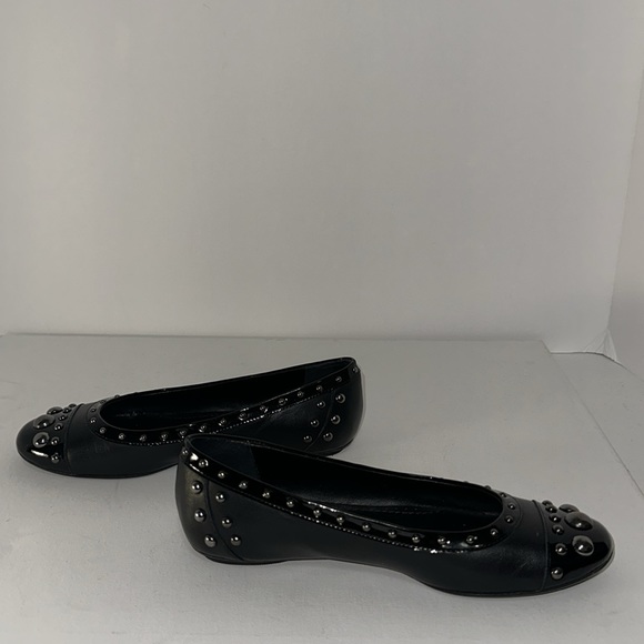 VanEli Studded Black Flats Size 5 - Picture 2 of 7